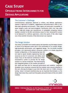 Embedded optics defense application